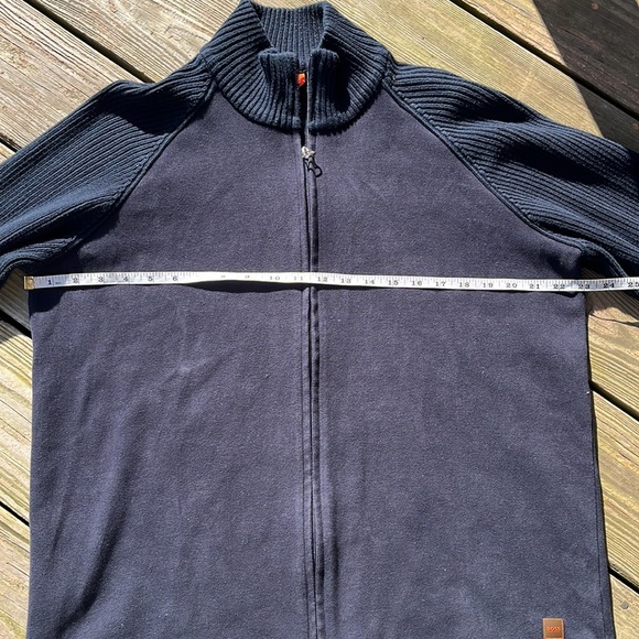 Hugo Boss cotton-blend navy sweater L-XL - Picture 9 of 10